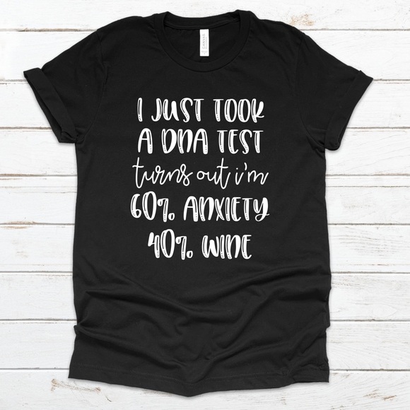NWT I Just Took A DNA Test Graphic Tee Shirt - Picture 1 of 4